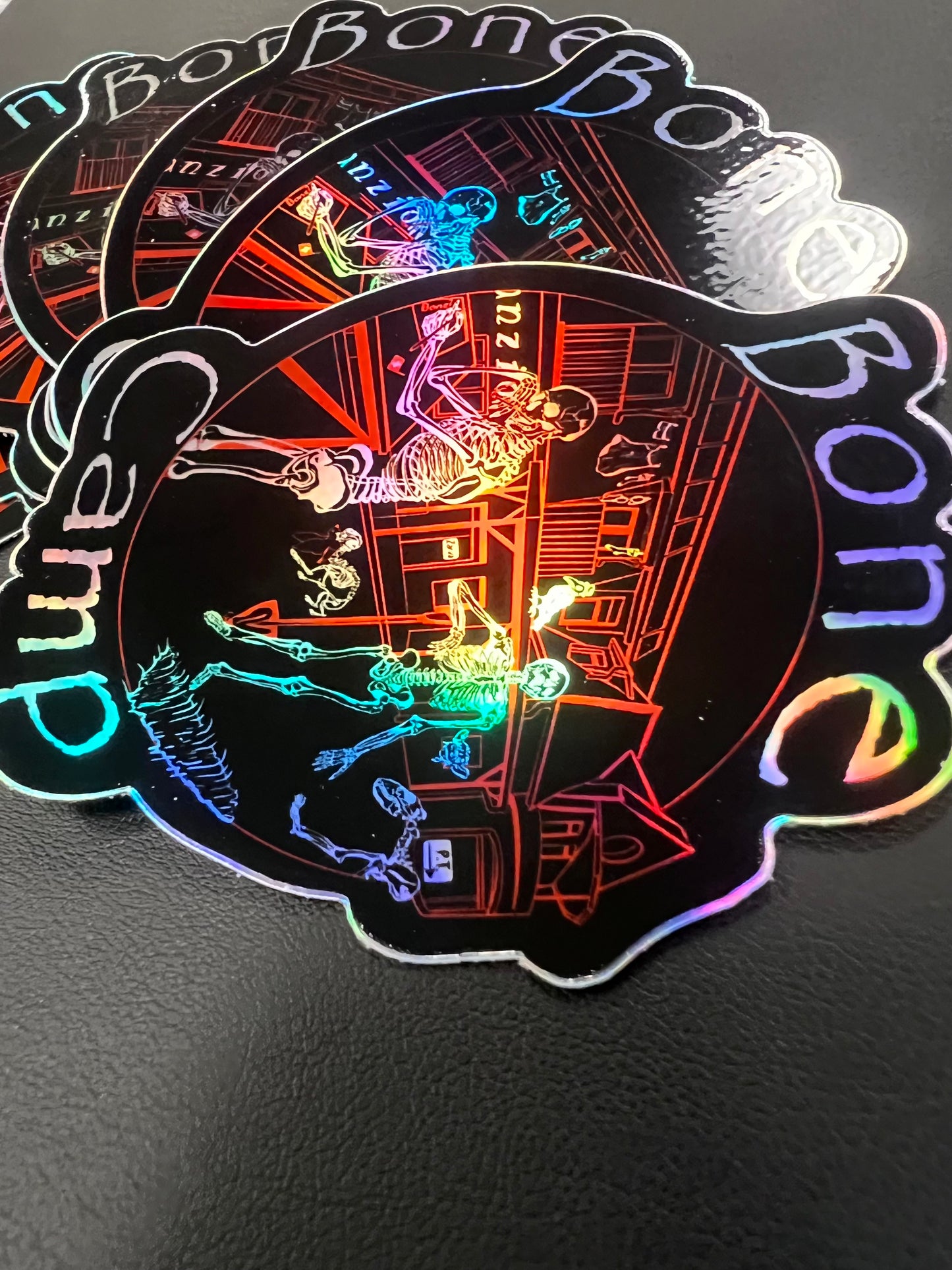 Bone Camp Holographic Sticker