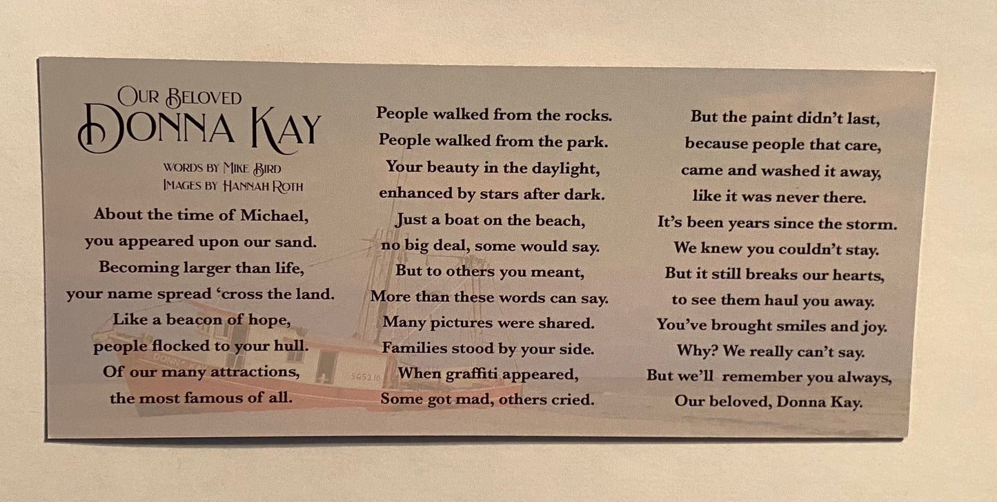 Our Beloved Donna Kay Bookmark